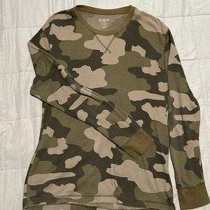 Old Navy Classic Camo Long Sleeve Shirt